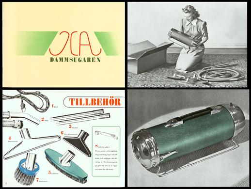 Reklambroschyr om ICA-dammsugaren, 1941.
