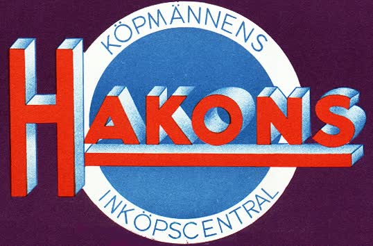 Hakonbolagets logotyp, i bruk 1937-63.