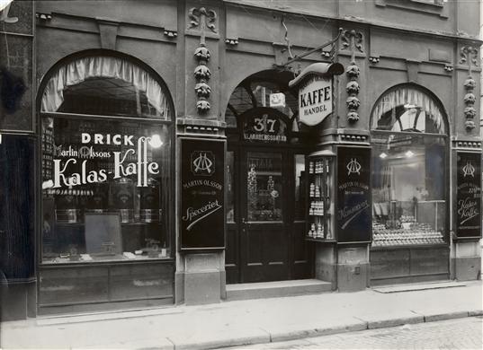 Exteriör av filialbutiken, som drevs 1926-1932.
