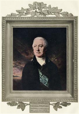 Porträtt, oljemålning av William Chalmers, kommendör och direktör vid Ostindiska Kompaniet.