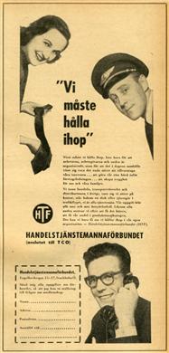 Handelstjänstemannen nr 3/1954 s. 3.
